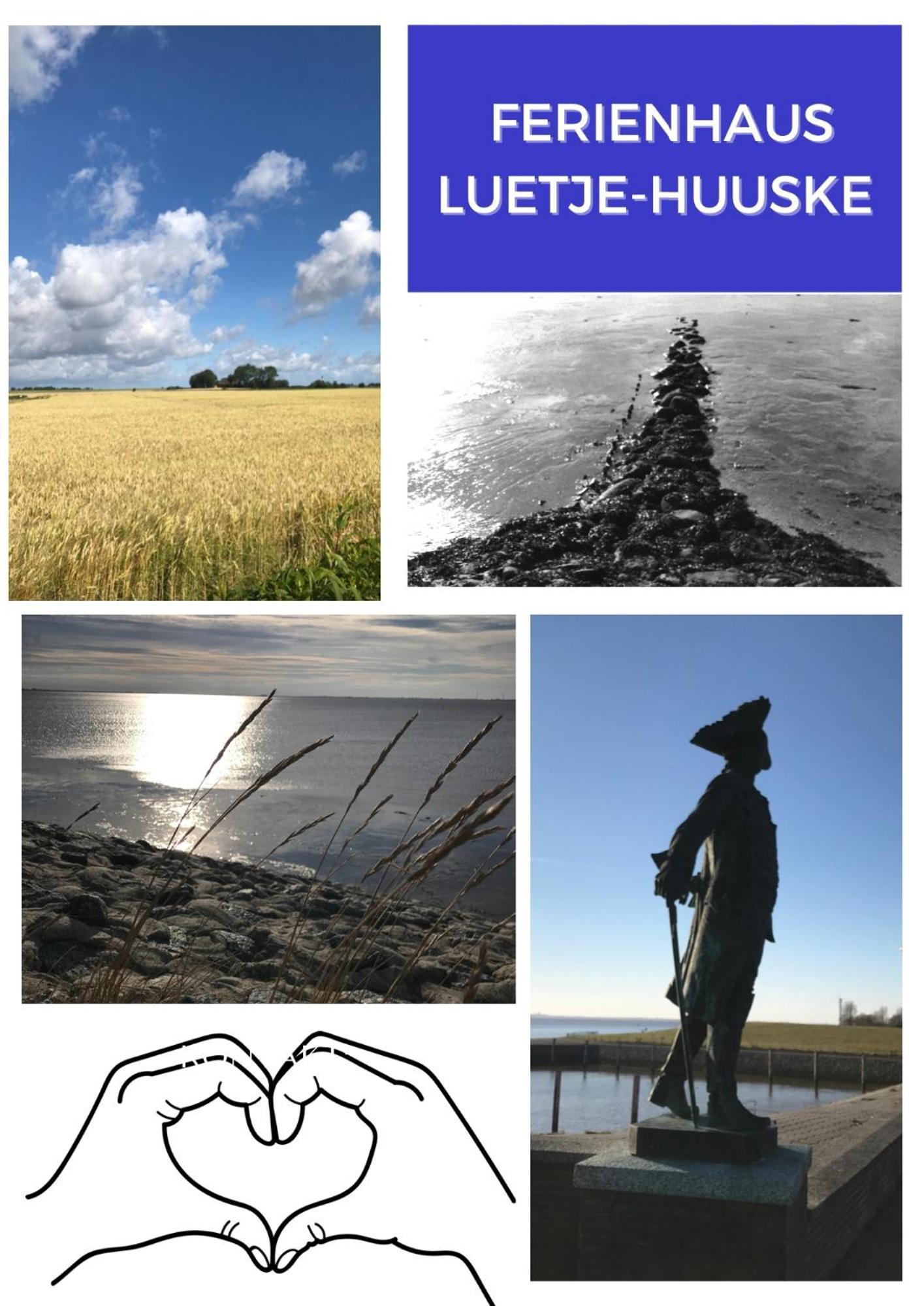 Ferienhaus Luetje-Huuske Krummhoern Exterior photo
